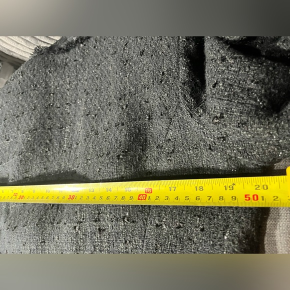 ANNE CARSON Silk Blend
Blazer L Black Plaid Raw Trim Floral Brooch Boho
Witchy - Picture 5 of 14